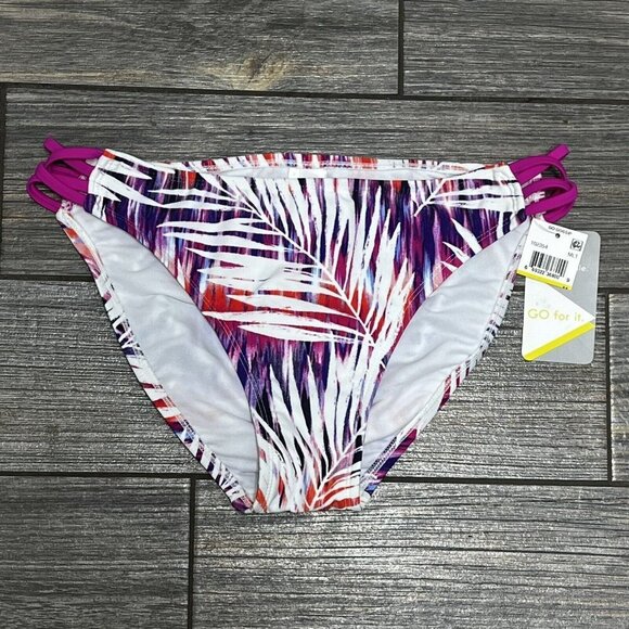 NWT GO by Gossip Palm Dazed Strappy Hipster Bikini Bottoms Size Medium Swimsuit - Picture 2 of 9